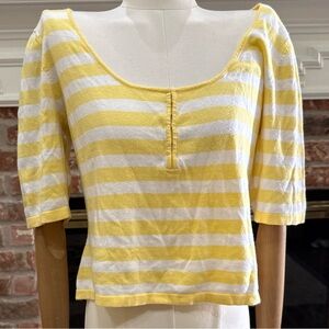 Moda International Vintage Y2K Sunny Striped Crop Top / XS-M / Like New